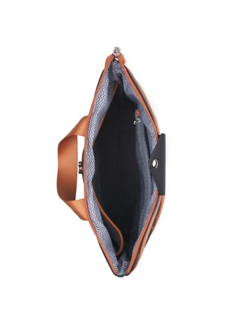 Vuch Calina fekete-bézs női hátizsák