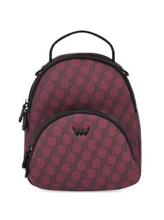 Vuch Junon rózsaszín-fekete mintás női hátizsák