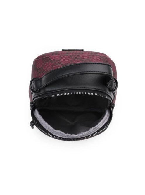 Vuch Junon rózsaszín-fekete mintás női hátizsák