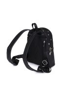  Vuch Zane Mini Borny fekete-színes pöttyös női hátizsák