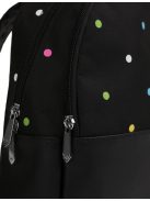  Vuch Zane Mini Borny fekete-színes pöttyös női hátizsák