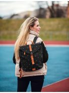 Vuch Corbin fekete pöttyös női hátizsák