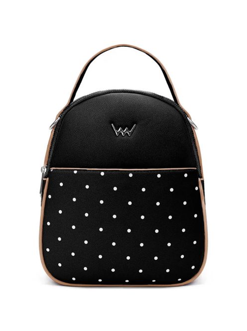 Vuch Flug fekete pöttyös női hátizsák