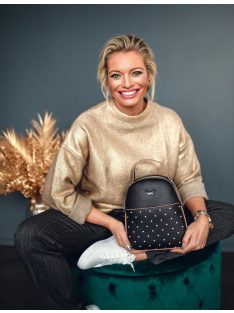 Vuch Flug fekete pöttyös női hátizsák