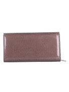 Gregorio PT-106 szürke lakk bőr nagy női pénztárca