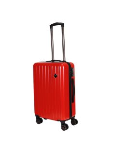 Hachi Portland piros 4 kerekű közepes bőrönd