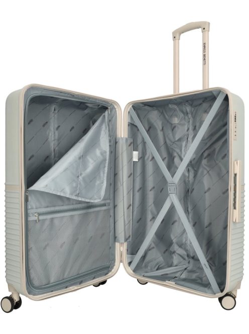 Enrico Benetti Princetown bézs 4 kerekű nagy bőrönd