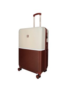   Enrico Benetti Princetown bordó-rózsaszín 4 kerekű nagy bőrönd