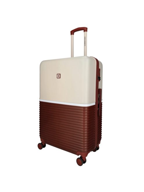 Enrico Benetti Princetown bordó-rózsaszín 4 kerekű nagy bőrönd