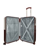 Enrico Benetti Princetown bordó-rózsaszín 4 kerekű nagy bőrönd