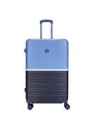 Enrico Benetti Princetown kék 4 kerekű nagy bőrönd