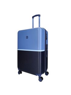 Enrico Benetti Princetown kék 4 kerekű nagy bőrönd