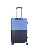 Enrico Benetti Princetown kék 4 kerekű nagy bőrönd