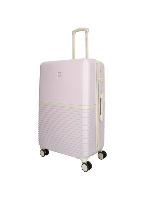 Enrico Benetti Princetown lila-bézs 4 kerekű nagy bőrönd