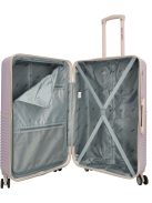 Enrico Benetti Princetown lila-bézs 4 kerekű nagy bőrönd