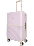 Enrico Benetti Princetown lila-bézs 4 kerekű közepes bőrönd