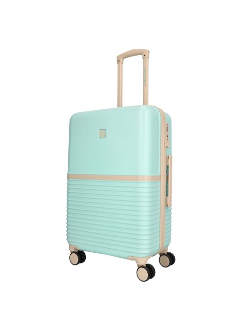 Enrico Benetti Princetown menta-bézs 4 kerekű közepes bőrönd