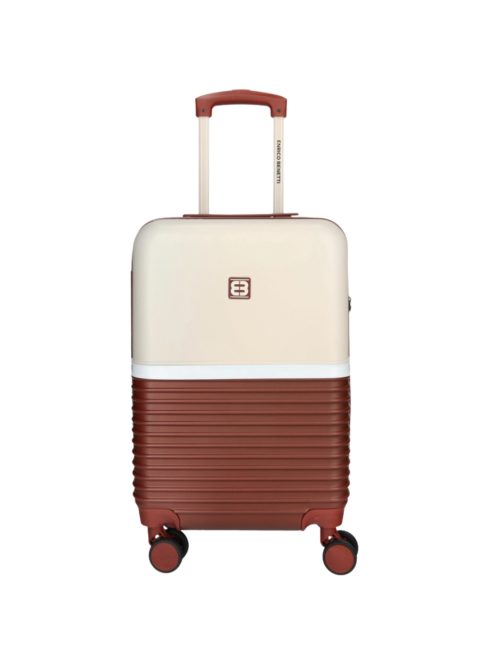 Enrico Benetti Princetown bordó-rózsaszín 4 kerekű kabinbőrönd