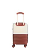 Enrico Benetti Princetown bordó-rózsaszín 4 kerekű kabinbőrönd
