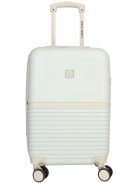 Enrico Benetti Princetown bézs 4 kerekű 3 részes bőrönd szett