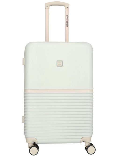 Enrico Benetti Princetown bézs 4 kerekű 3 részes bőrönd szett