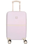 Enrico Benetti Princetown lila-bézs 4 kerekű 3 részes bőrönd szett