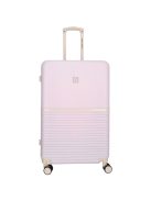 Enrico Benetti Princetown lila-bézs 4 kerekű 3 részes bőrönd szett