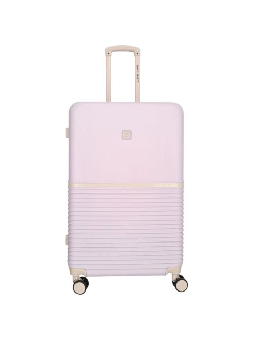 Enrico Benetti Princetown lila-bézs 4 kerekű 3 részes bőrönd szett