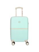 Enrico Benetti Princetown menta-bézs 4 kerekű 3 részes bőrönd szett