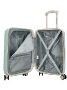 Enrico Benetti Princetown menta-bézs 4 kerekű 3 részes bőrönd szett