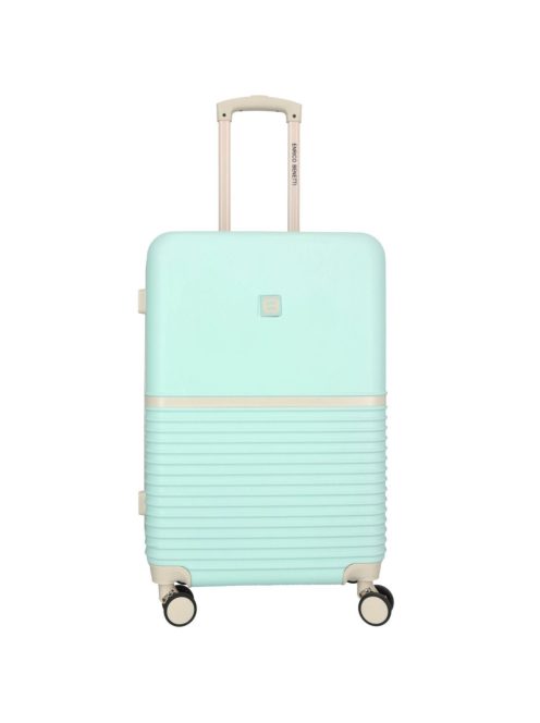 Enrico Benetti Princetown menta-bézs 4 kerekű 3 részes bőrönd szett