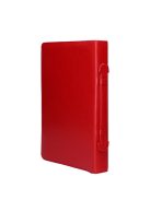 Karen Bartosz piros rostbőr női A4-es mappa