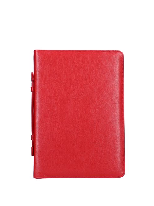 Karen Bartosz piros rostbőr női A4-es mappa