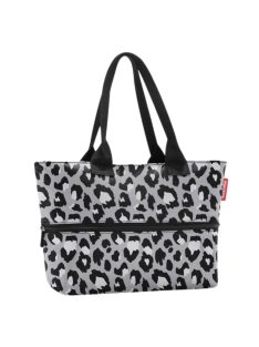   Reisenthel shopper e1 szürke-fekete mintás női shopper táska