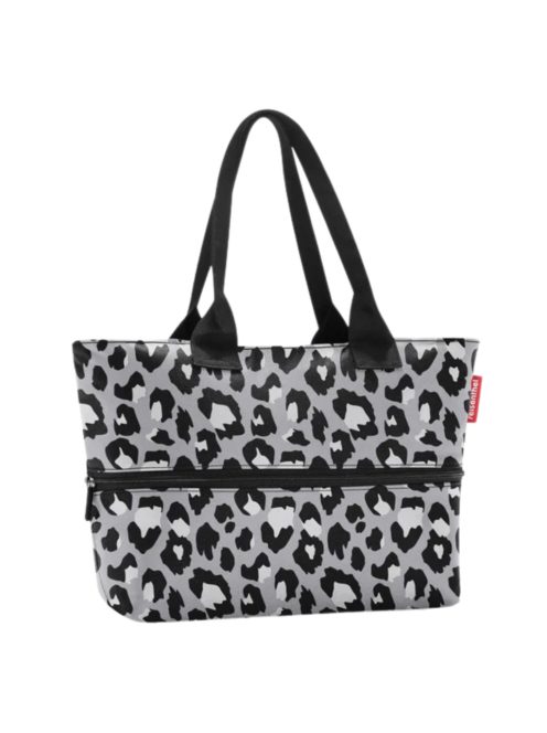Reisenthel shopper e1 szürke-fekete mintás női shopper táska