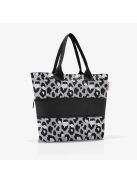 Reisenthel shopper e1 szürke-fekete mintás női shopper táska