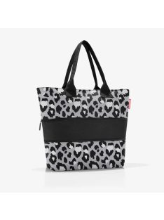   Reisenthel shopper e1 szürke-fekete mintás női shopper táska