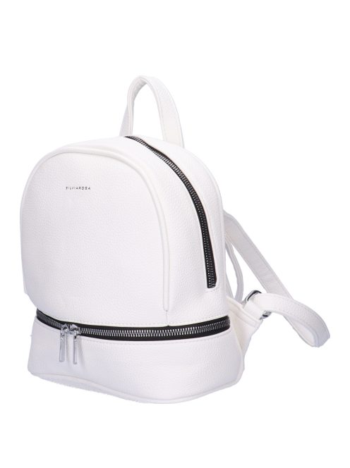 Silvia Rosa SR6284 fehér kicsi női hátizsák