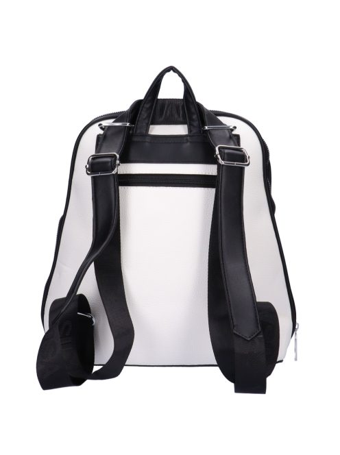 Silvia Rosa SR8021 fehér-fekete női hátizsák