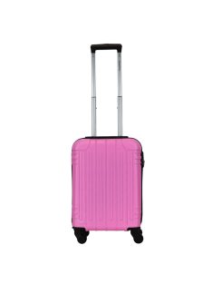 Leonardo Da Vinci Siena rózsaszín 4 kerekű kabinbőrönd