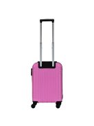 Leonardo Da Vinci Siena rózsaszín 4 kerekű kabinbőrönd