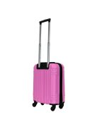 Leonardo Da Vinci Siena rózsaszín 4 kerekű kabinbőrönd