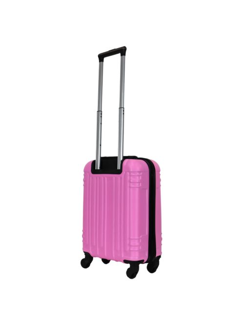 Leonardo Da Vinci Siena rózsaszín 4 kerekű kabinbőrönd