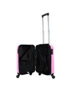 Leonardo Da Vinci Siena rózsaszín 4 kerekű kabinbőrönd