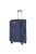 TravelZ Softspinner kék 4 kerekű bővíthető nagy bőrönd