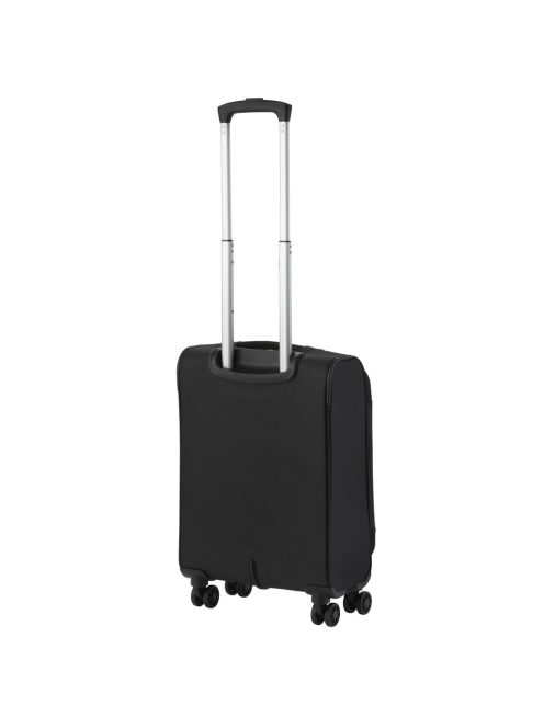 TravelZ Softspinner fekete 4 kerekű kabinbőrönd