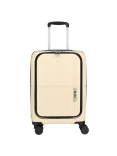   Enrico Benetti Tokyo bézs 4 kerekű első zsebes kabinbőrönd