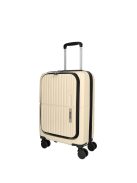 Enrico Benetti Tokyo bézs 4 kerekű első zsebes kabinbőrönd