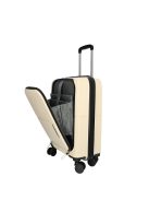 Enrico Benetti Tokyo bézs 4 kerekű első zsebes kabinbőrönd