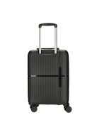 Enrico Benetti Tokyo fekete 4 kerekű első zsebes kabinbőrönd